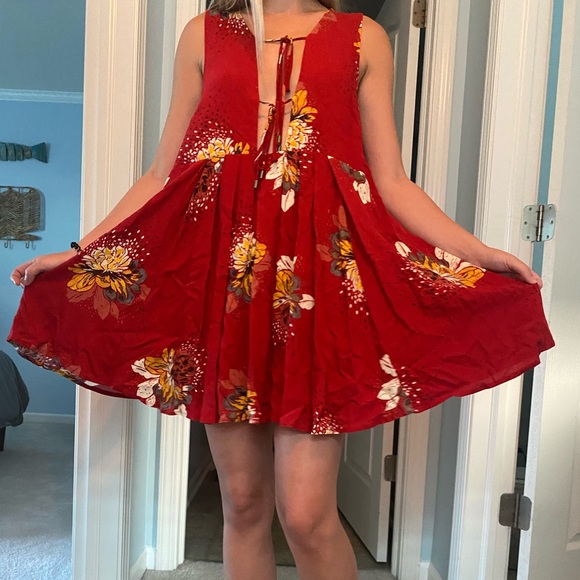 Free People Floral Dress -Boho - Picture 2 of 4